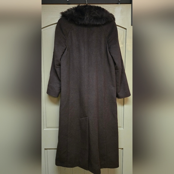 C* - Jaeger Wool & Angora long fur coat - Picture 2 of 13
